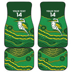 Custom Australia Kookaburras Car Mats Indigenous Art