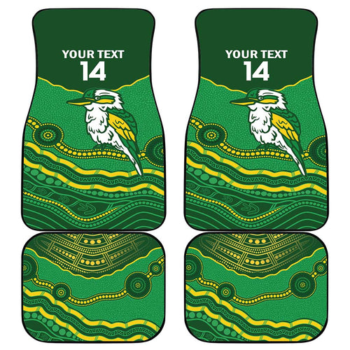 Custom Australia Kookaburras Car Mats Indigenous Art