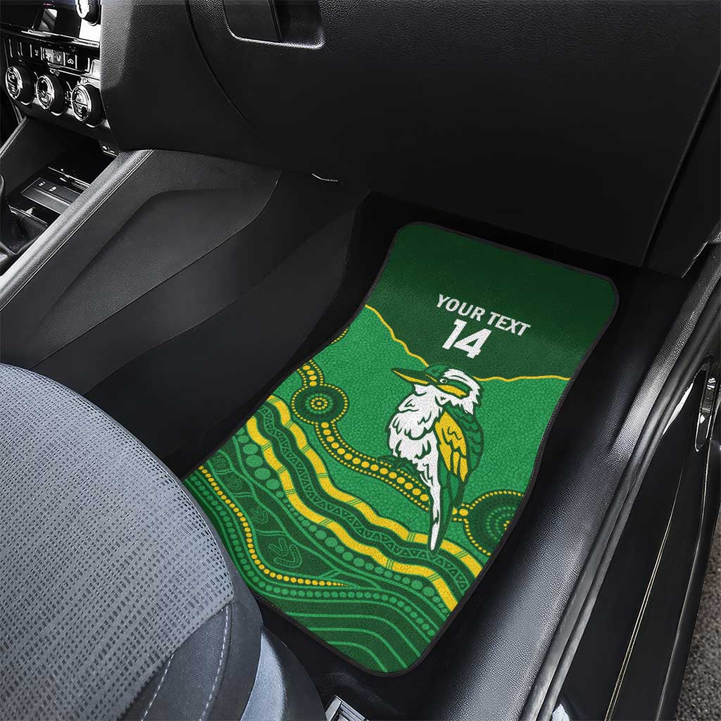 Custom Australia Kookaburras Car Mats Indigenous Art