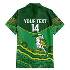 Custom Australia Kookaburras Family Matching Mermaid Dress and Hawaiian Shirt Indigenous Art