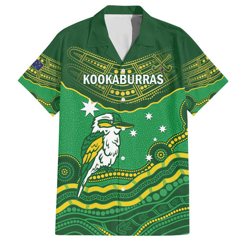 Custom Australia Kookaburras Family Matching Off Shoulder Short Dress and Hawaiian Shirt Indigenous Art