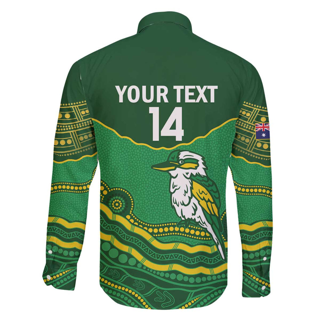 Custom Australia Kookaburras Family Matching Off Shoulder Short Dress and Hawaiian Shirt Indigenous Art