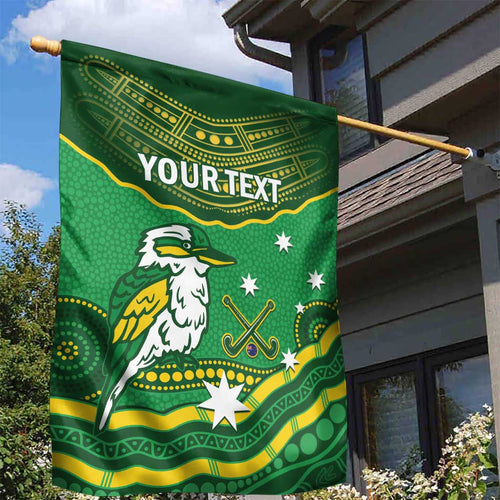 Custom Australia Kookaburras Garden Flag Indigenous Art