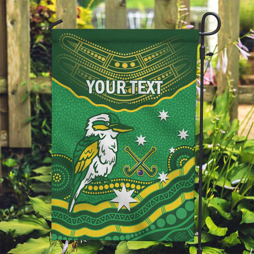Custom Australia Kookaburras Garden Flag Indigenous Art
