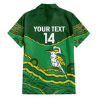 Custom Australia Kookaburras Hawaiian Shirt Indigenous Art