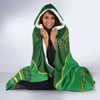 Custom Australia Kookaburras Hooded Blanket Indigenous Art