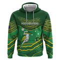 Custom Australia Kookaburras Hoodie Indigenous Art