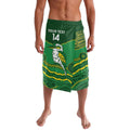 Custom Australia Kookaburras Lavalava Indigenous Art