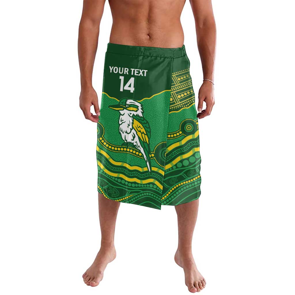 Custom Australia Kookaburras Lavalava Indigenous Art