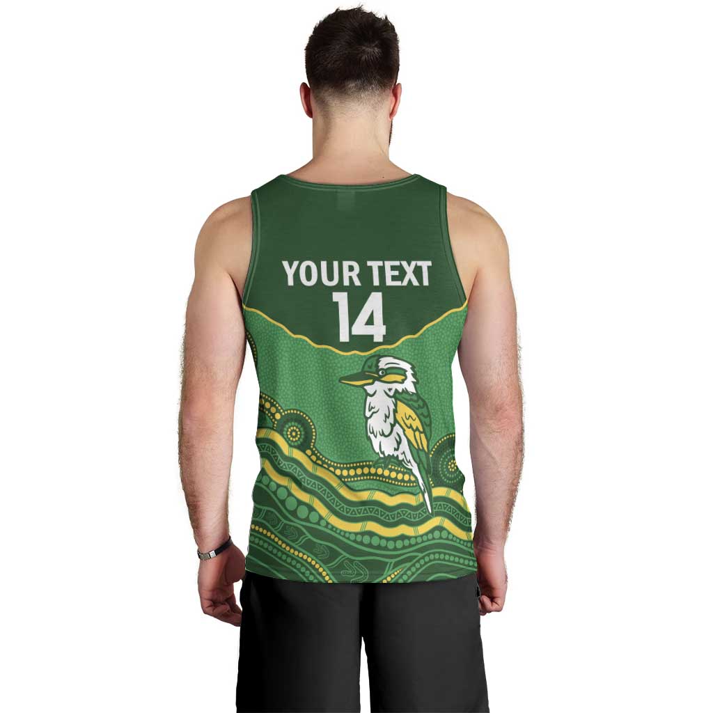 Custom Australia Kookaburras Men Tank Top Indigenous Art