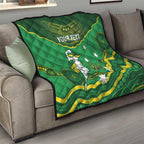 Custom Australia Kookaburras Quilt Indigenous Art