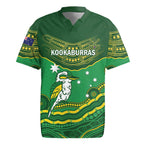 Custom Australia Kookaburras Rugby Jersey Indigenous Art