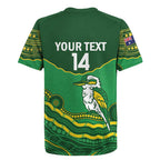 Custom Australia Kookaburras Rugby Jersey Indigenous Art