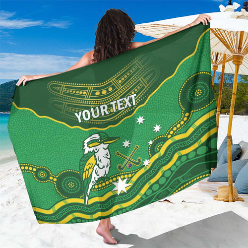 Custom Australia Kookaburras Sarong Indigenous Art