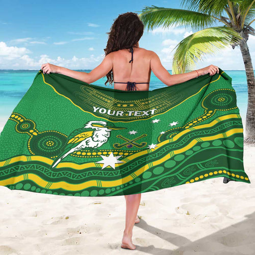 Custom Australia Kookaburras Sarong Indigenous Art