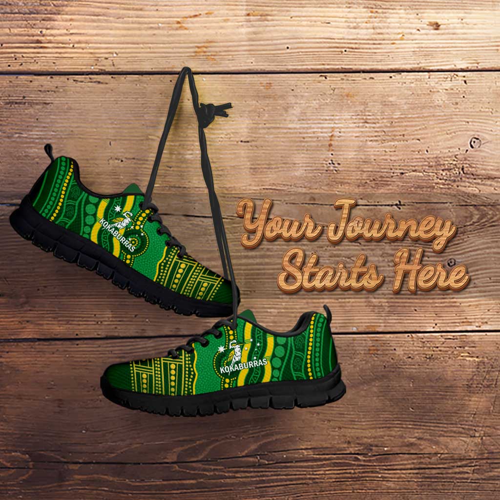 Australia Kookaburras Sneakers Indigenous Art