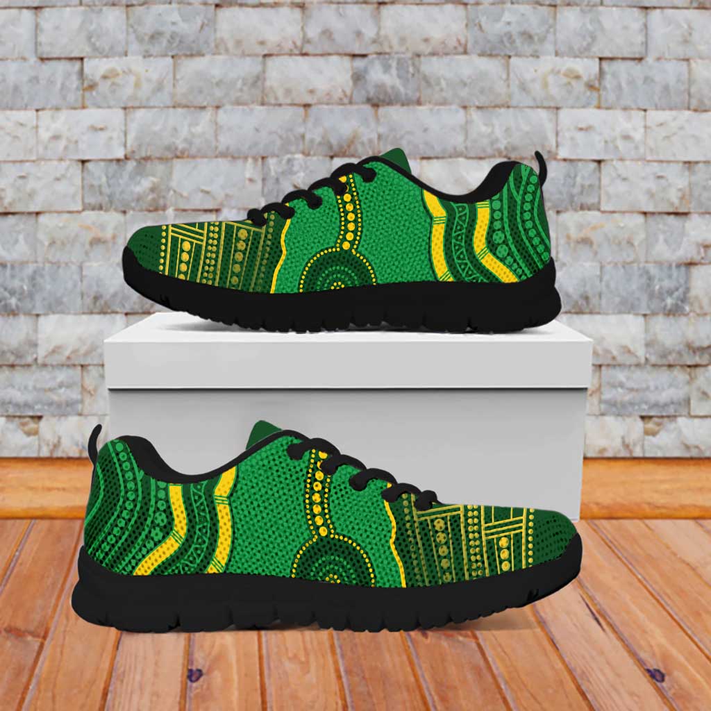 Australia Kookaburras Sneakers Indigenous Art