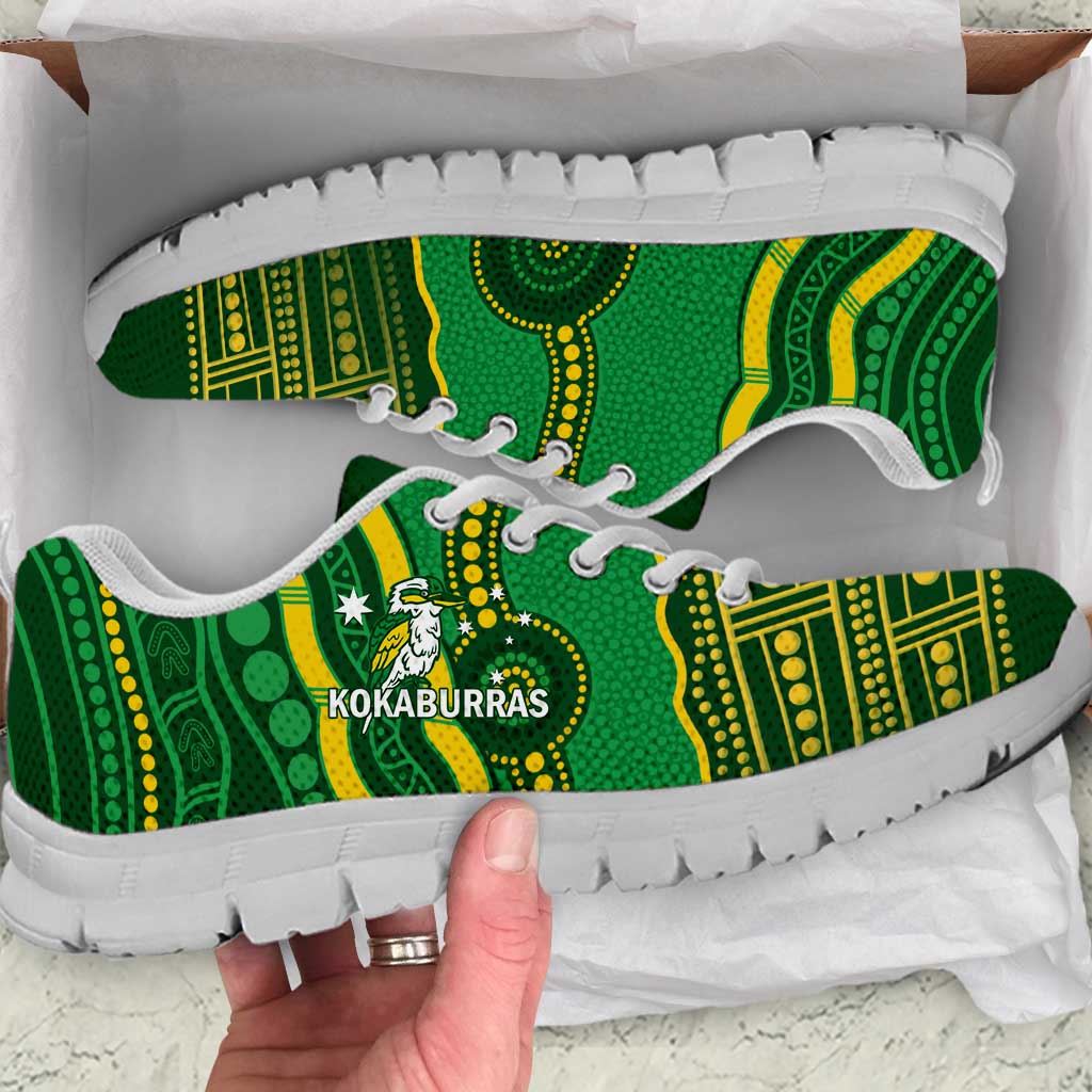 Australia Kookaburras Sneakers Indigenous Art