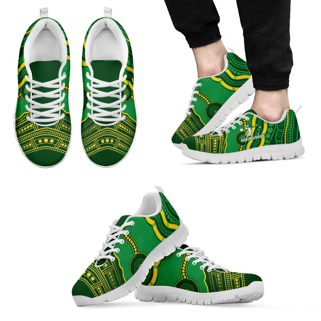 Australia Kookaburras Sneakers Indigenous Art