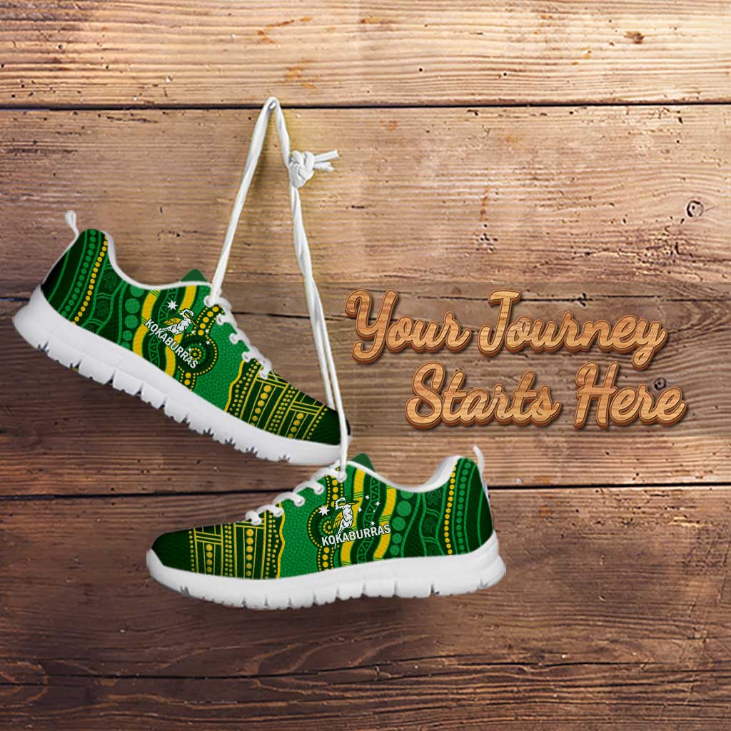 Australia Kookaburras Sneakers Indigenous Art