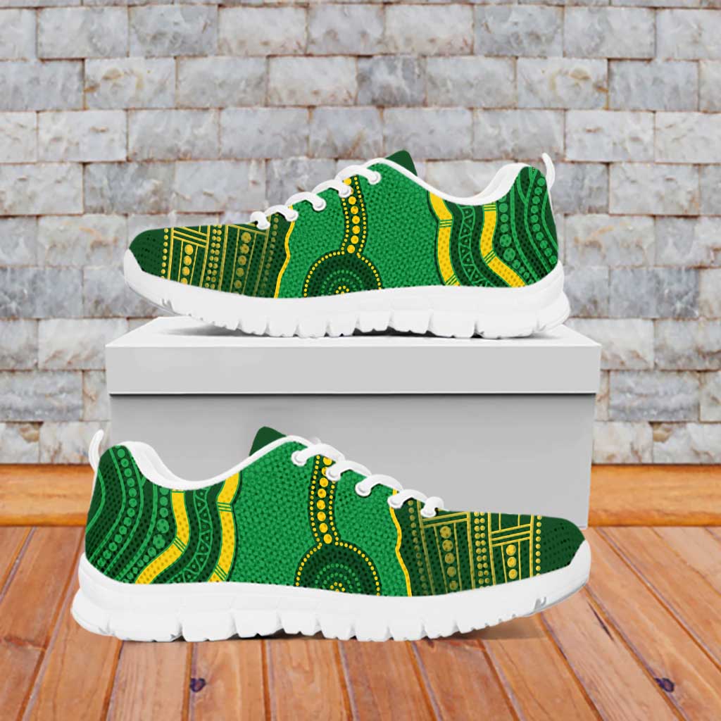 Australia Kookaburras Sneakers Indigenous Art