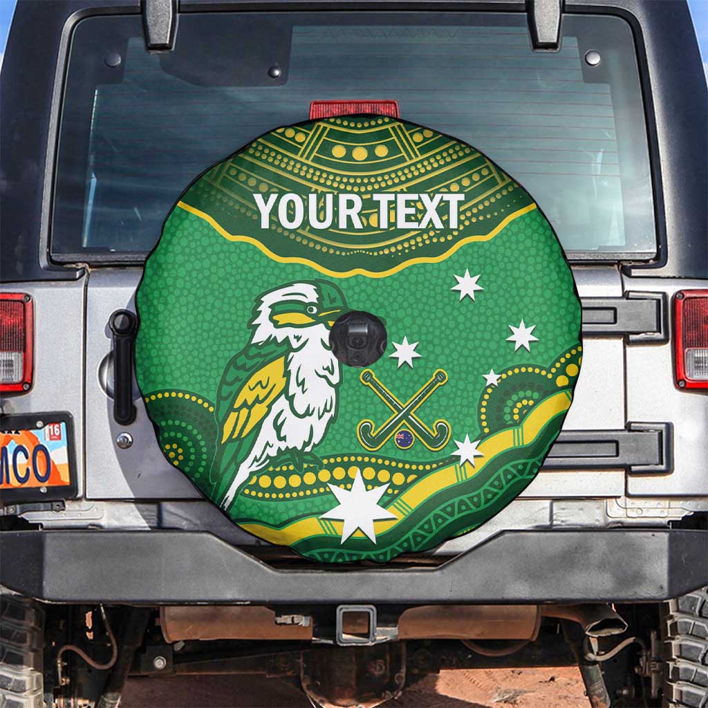Custom Australia Kookaburras Spare Tire Cover Indigenous Art
