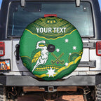 Custom Australia Kookaburras Spare Tire Cover Indigenous Art