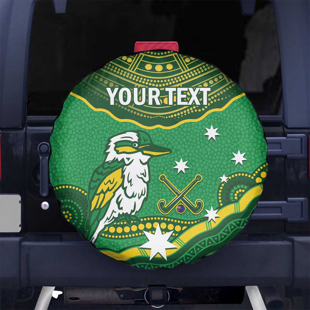 Custom Australia Kookaburras Spare Tire Cover Indigenous Art