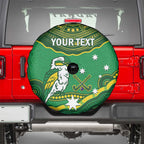 Custom Australia Kookaburras Spare Tire Cover Indigenous Art