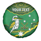 Custom Australia Kookaburras Spare Tire Cover Indigenous Art