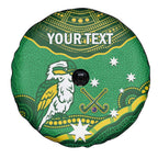 Custom Australia Kookaburras Spare Tire Cover Indigenous Art