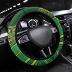 Australia Kookaburras Steering Wheel Cover Indigenous Art