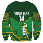 Custom Australia Kookaburras Sweatshirt Indigenous Art