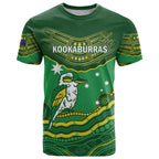 Custom Australia Kookaburras T Shirt Indigenous Art