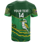 Custom Australia Kookaburras T Shirt Indigenous Art