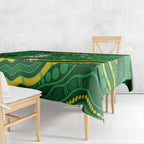 Custom Australia Kookaburras Tablecloth Indigenous Art