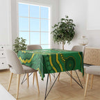 Custom Australia Kookaburras Tablecloth Indigenous Art