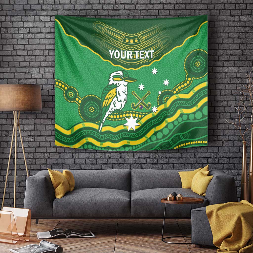 Custom Australia Kookaburras Tapestry Indigenous Art