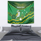 Custom Australia Kookaburras Tapestry Indigenous Art