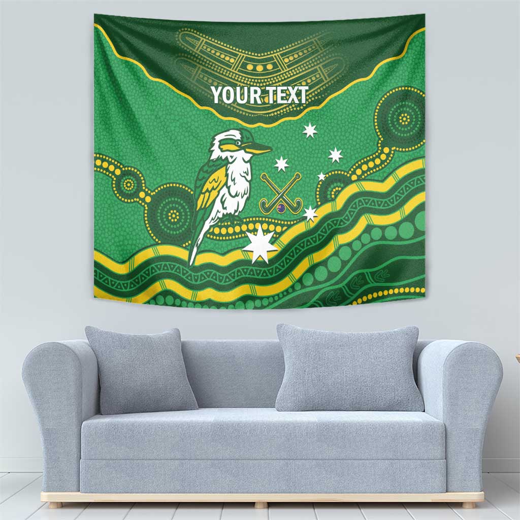 Custom Australia Kookaburras Tapestry Indigenous Art
