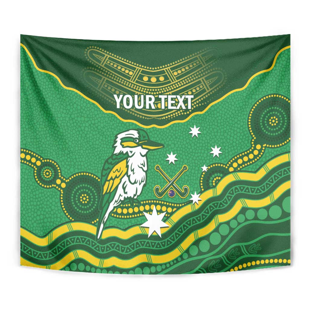 Custom Australia Kookaburras Tapestry Indigenous Art