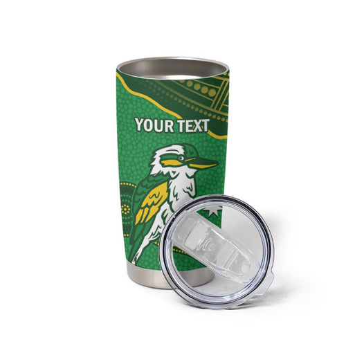 Personalised Australia Kookaburras Tumbler Cup Indigenous Art