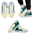 Custom Australia Boomers Sneakers Aboriginal With Marble Pattern - Cyan