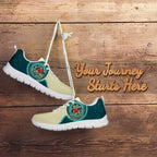 Custom Australia Boomers Sneakers Aboriginal With Marble Pattern - Cyan