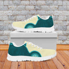 Custom Australia Boomers Sneakers Aboriginal With Marble Pattern - Cyan