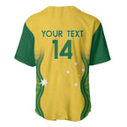 Custom Australia Opals Baseball Jersey Indigenous Art