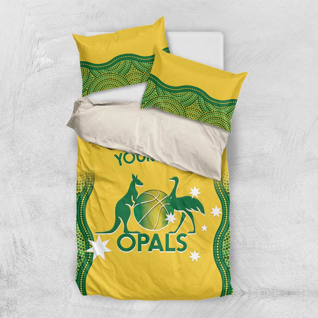 Custom Australia Opals Bedding Set Indigenous Art