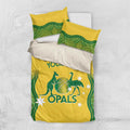 Custom Australia Opals Bedding Set Indigenous Art