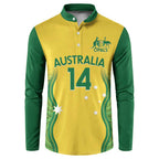 Custom Australia Opals Button Sweatshirt Indigenous Art