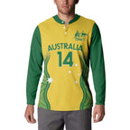 Custom Australia Opals Button Sweatshirt Indigenous Art